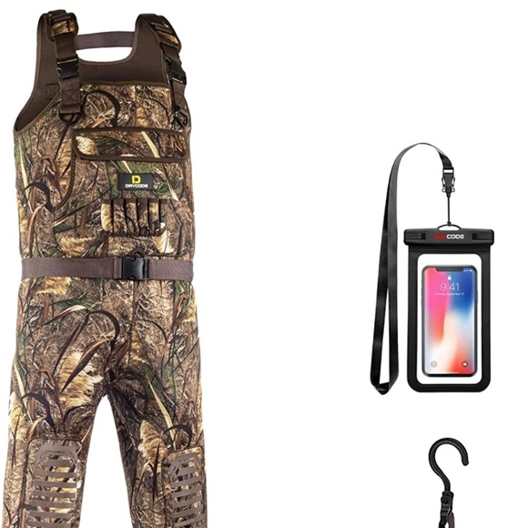 Waterproof Wader for Men With Boots - Picture 5 of 7